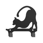 Wandgarderobe Doppelter Katze