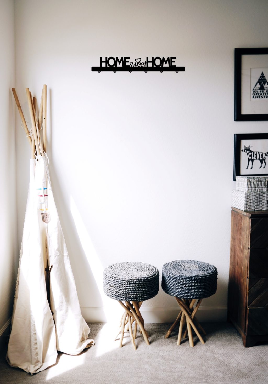 Wandgarderobe Home Sweet Home 60 cm - Image 2