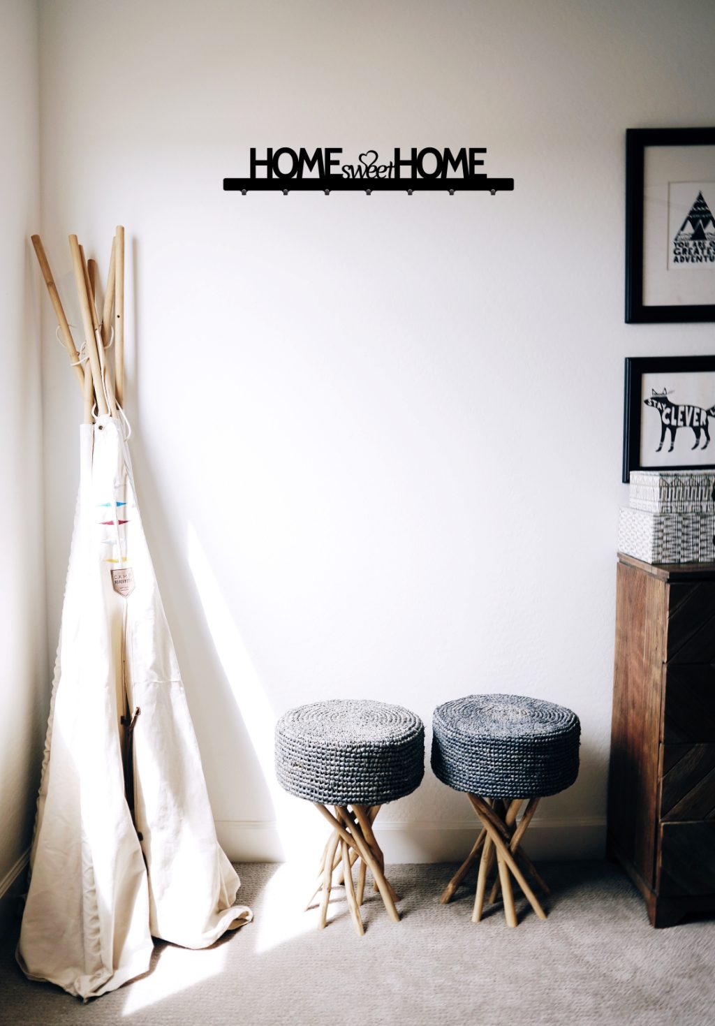 Wandgarderobe Home Sweet Home 70 cm - Image 2