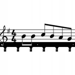 Kleiderhaken Fünfzeilig 60 cm