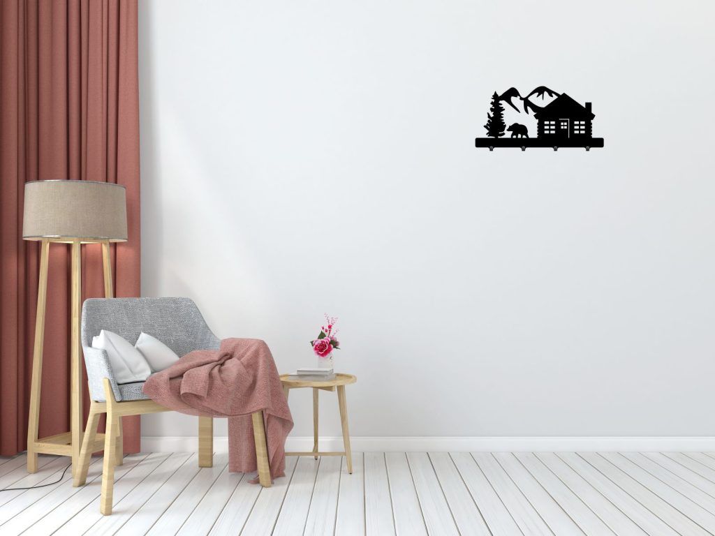 Wandgarderobe Berge 40 cm - Image 3