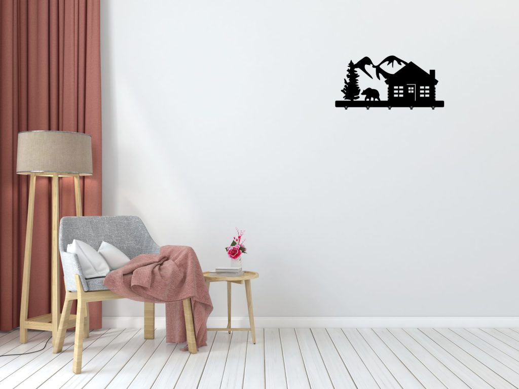 Wandgarderobe Berge 50 cm - Image 2