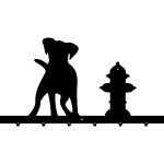 Kleiderhaken Hund 80 cm