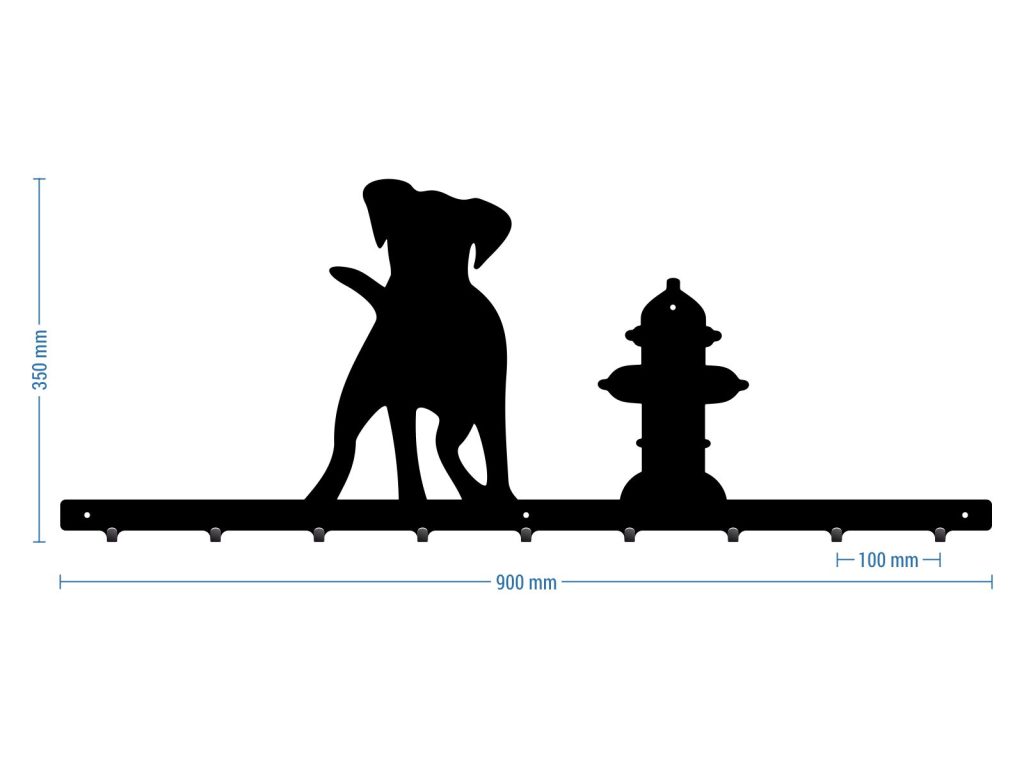 Kleiderhaken Hund 90 cm - Image 2