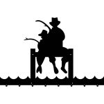 Kleiderhaken Angler 100 cm