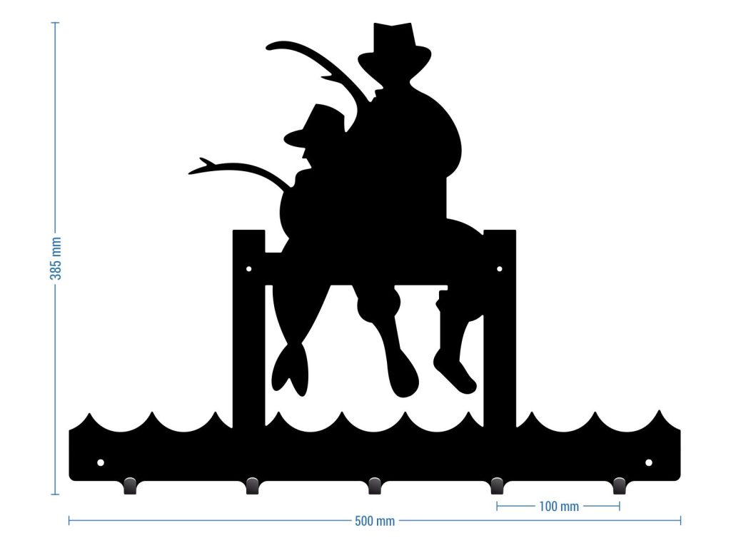 Kleiderhaken Angler 50 cm - Image 3