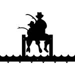 Kleiderhaken Angler 80 cm