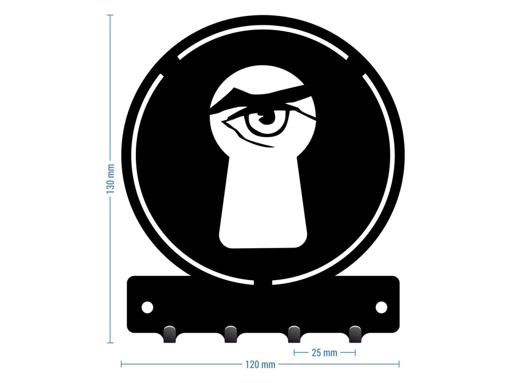 Schlüsselhalter Auge 13 cm - Image 2