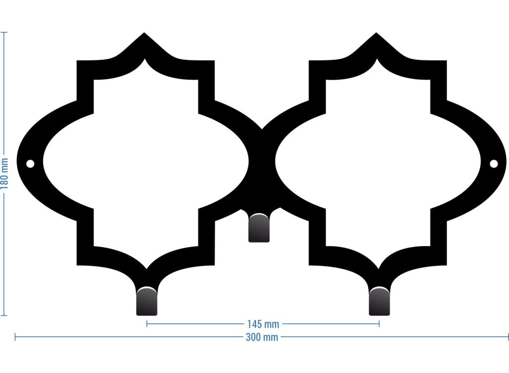 Kleiderhaken Marokko 30 cm - Image 2