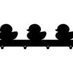 Handtuchhalter Enten 40 cm