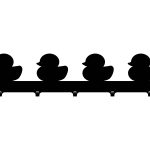 Hakenleiste  Enten 50 cm