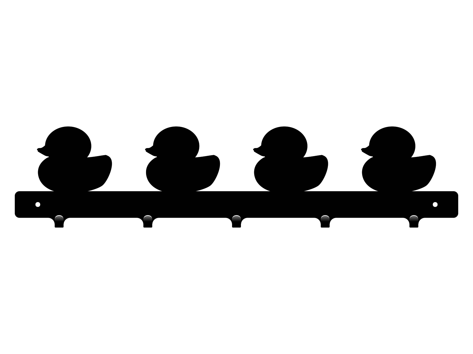 wie069-50-cza Hakenleiste Enten 50 cm - Image 1