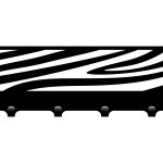 Wandhaken Zebra 40 cm