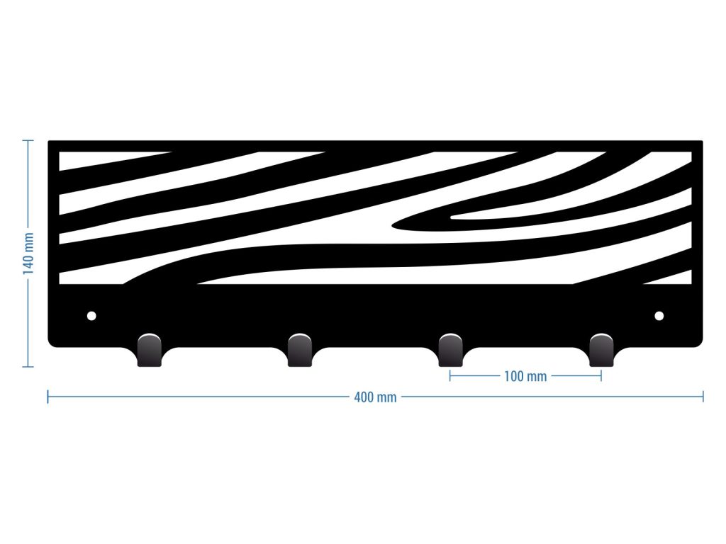 Wandhaken Zebra 40 cm - Image 2