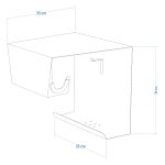 Fahrrad Wandhalterung mit extra Regal für Schuh- und Helmablage - Image 6