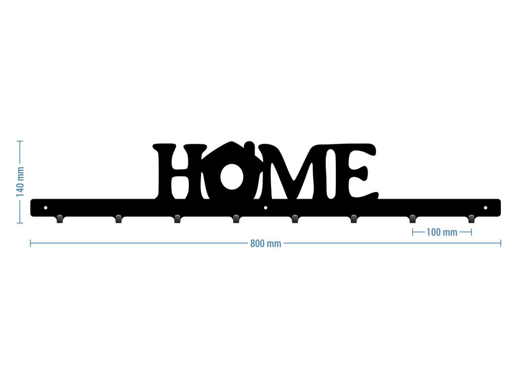 Wandgarderobe Home 80 cm - Image 3