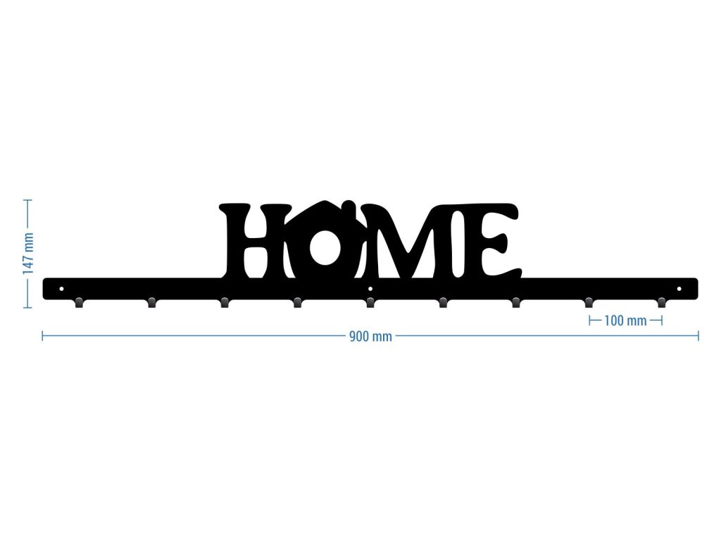 Wandgarderobe Home 90 cm - Image 3