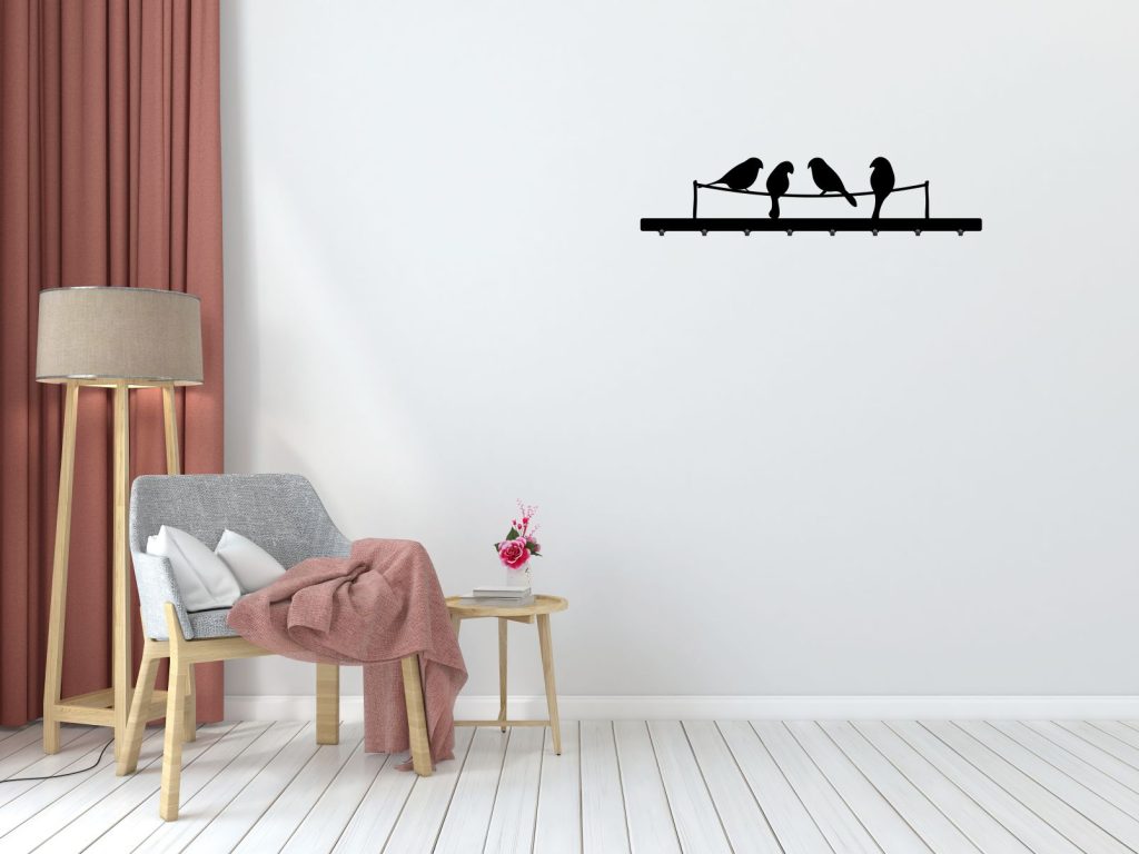 Hakenleiste Vögel 80 cm - Image 3