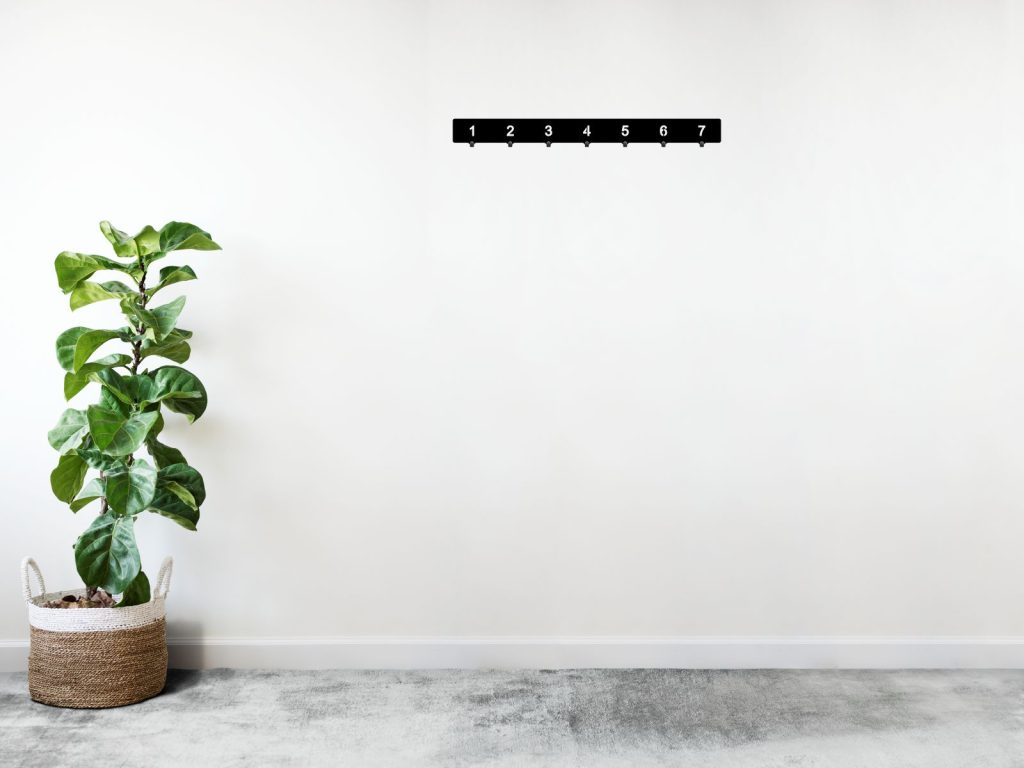 Garderobenleiste mit Nummern 70 cm - Image 3