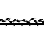 Garderobenhaken Zweig 70 cm