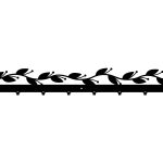 Garderobenhaken Zweig 80 cm