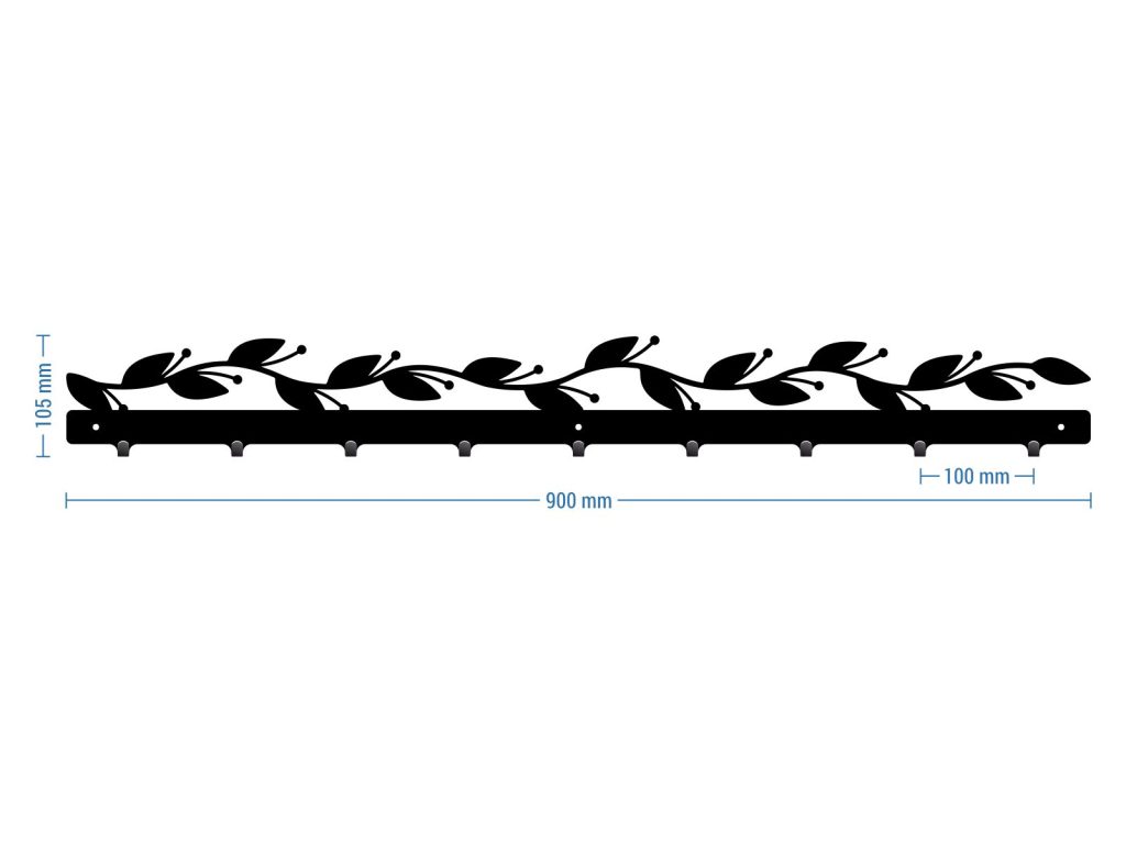 Garderobenhaken Zweig 90 cm - Image 3