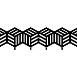 Garderobenhaken Cube 60 cm