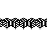 Garderobenhaken Cube 70 cm