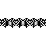 Garderobenhaken Cube 80 cm