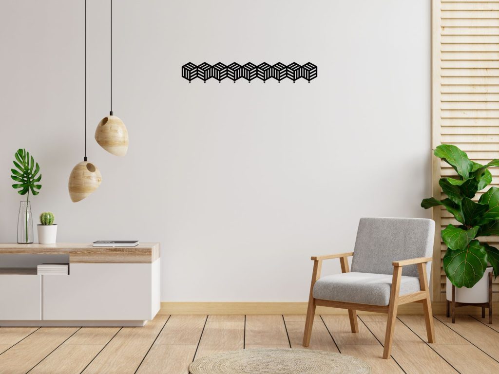 Garderobenhaken Cube 90 cm - Image 2