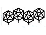 Garderobenhaken Geometric 40 cm - Image 2