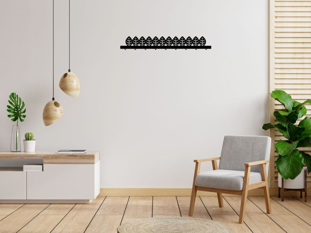 Garderobenleiste Blätter 90 cm - Image 3