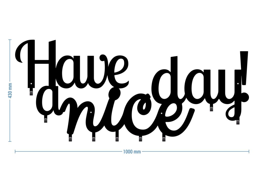 Garderobenleiste Have A Nice Day! 100 cm - Image 3