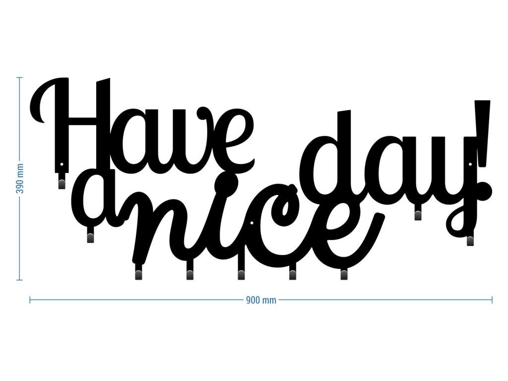 Garderobenleiste Have A Nice Day! 90 cm - Image 3