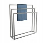 Handtuchständer dreifach Edelstahl geschliffen L