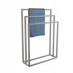 Handtuchständer dreifach Edelstahl geschliffen M