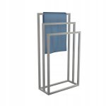 Handtuchständer dreifach Edelstahl geschliffen S