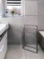 Handtuchhalter stehend dreifach Chrom S - Image 3