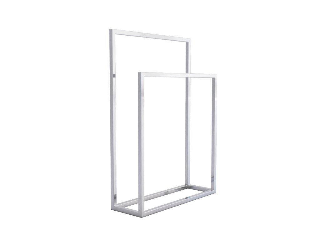 Handtuchhalter stehend Edelstahl poliert Chrom M - Image 2