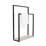 Handtuchständer mit Holzfuß M