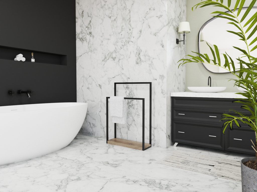 Handtuchständer mit Holzfuß M - Image 3