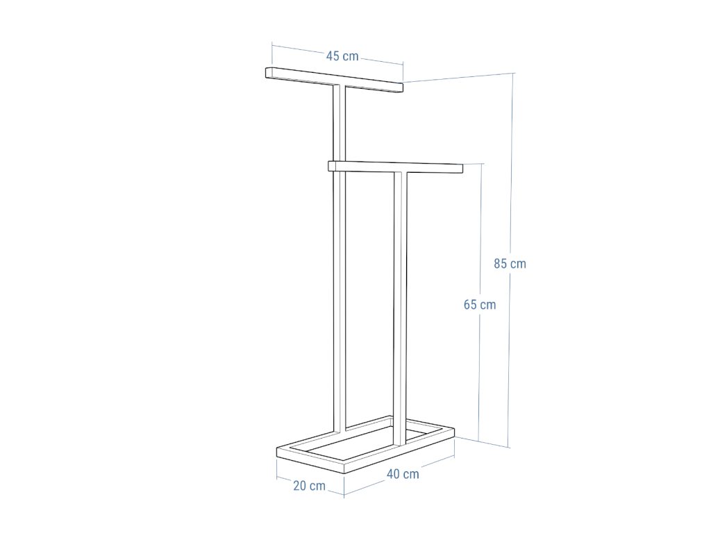 Handtuchständer T Metall S - Image 4