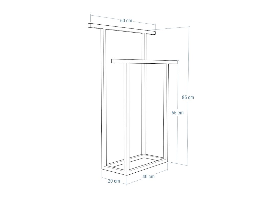 Handtuchständer T Edelstahl M - Image 4