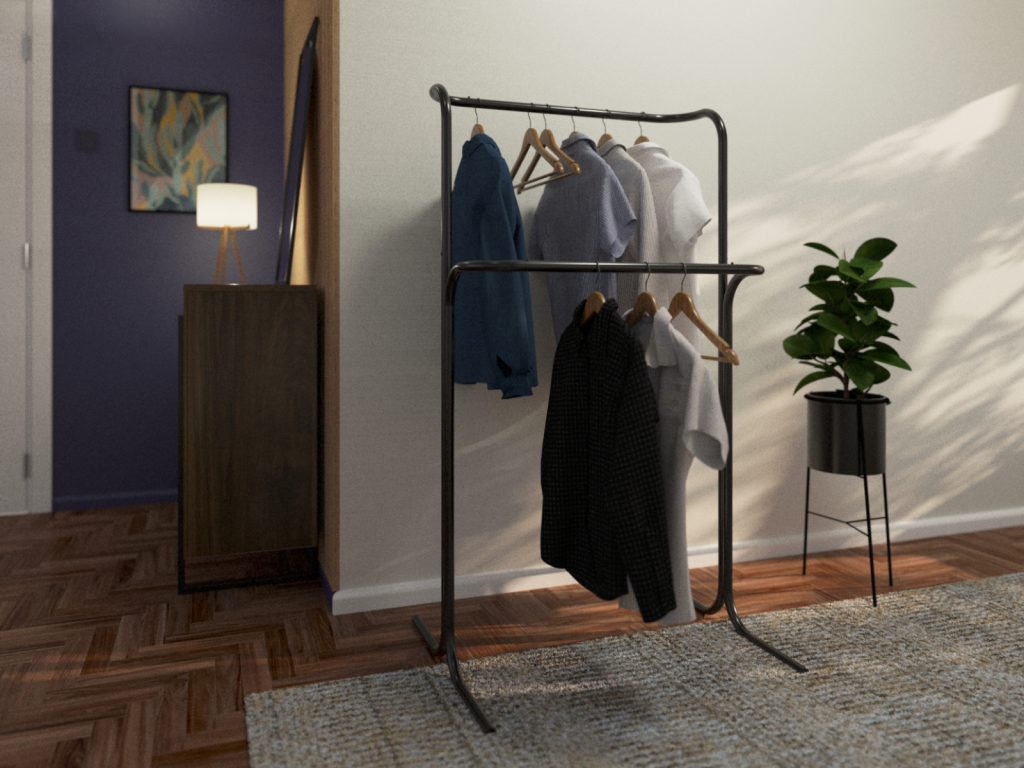 Kleiderständer Duo 80 cm - Image 4