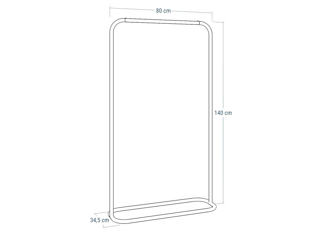 Kleiderständer Minimal 80 cm - Image 4