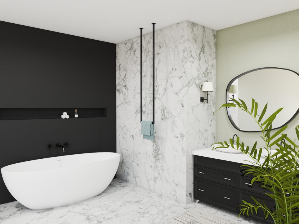 Decken-Handtuchhalter einzeln Lang XS - Image 3