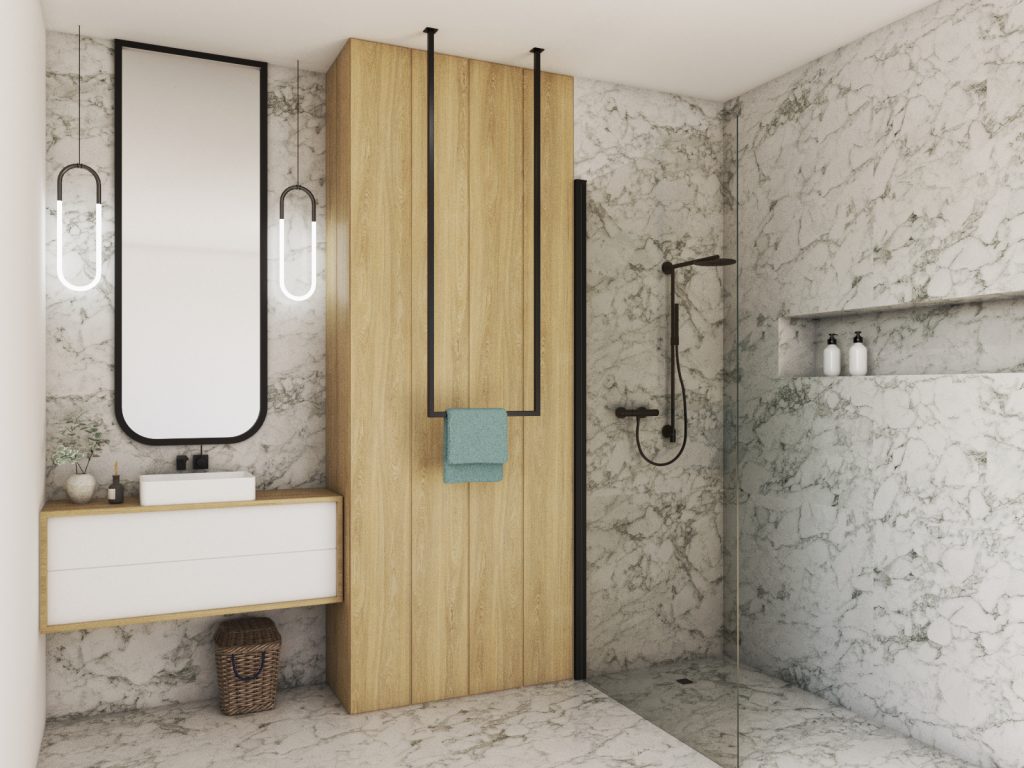 Decken-Handtuchhalter Lang einzeln S - Image 2