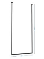 Decken-Handtuchhalter Lang einzeln M - Image 4