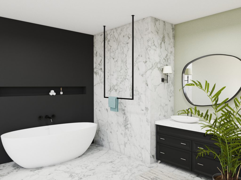 Decken-Handtuchhalter Lang einzeln L - Image 3