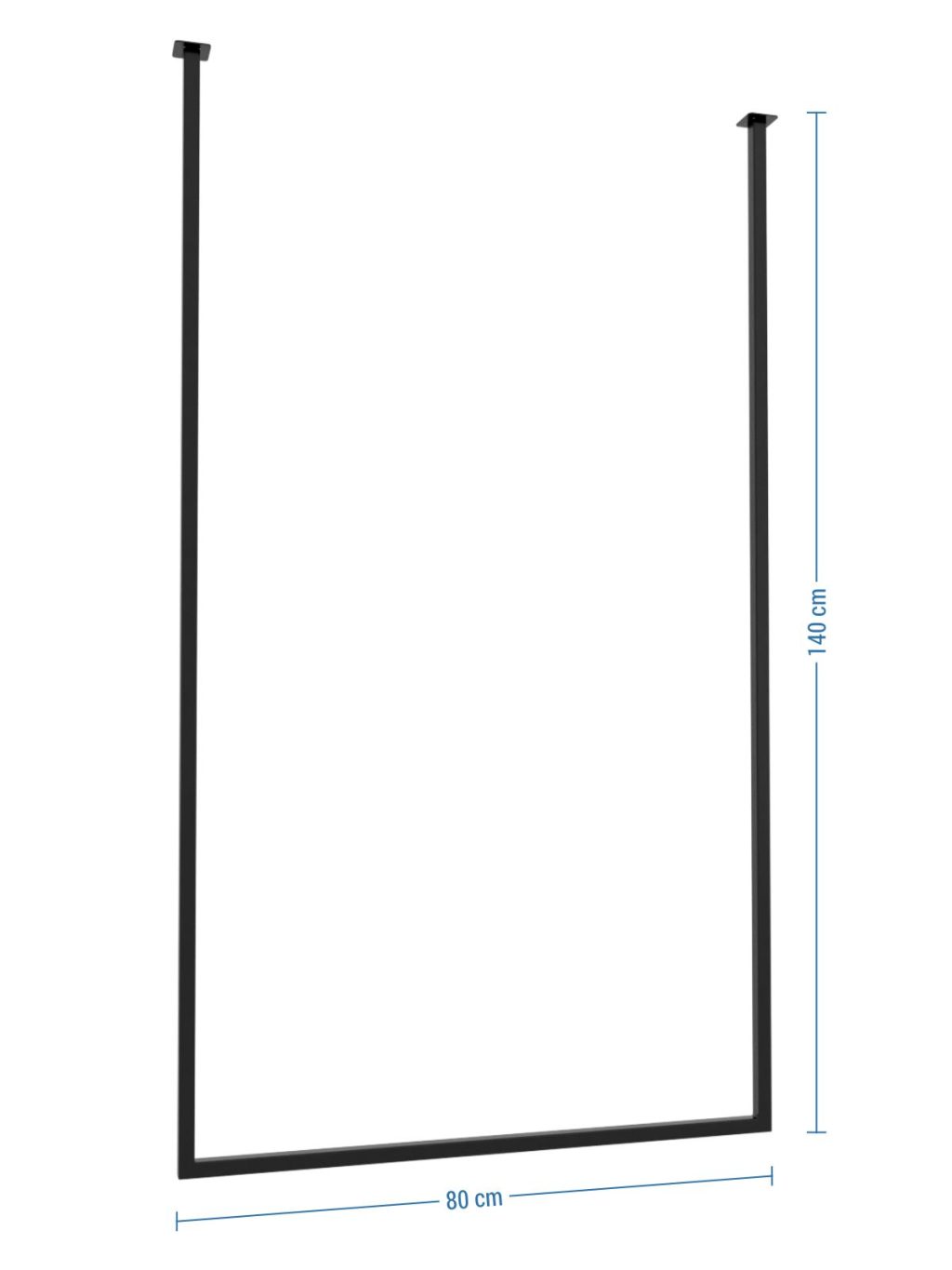 Decken-Handtuchhalter Lang einzeln L - Image 4
